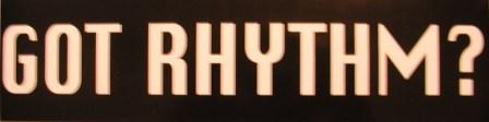 Got Rhythm Sticker